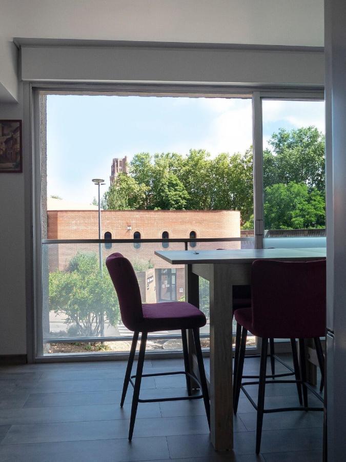 Aux Baies D'Alby - Parking Apartment Albi Exterior photo